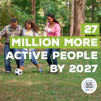 Active People, Healthy Nation℠ is a national initiative to help 27 million Americans become more physically active by 2027.