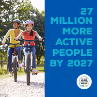 Active People, Healthy Nation℠ is a national initiative to help 27 million Americans become more physically active by 2027.