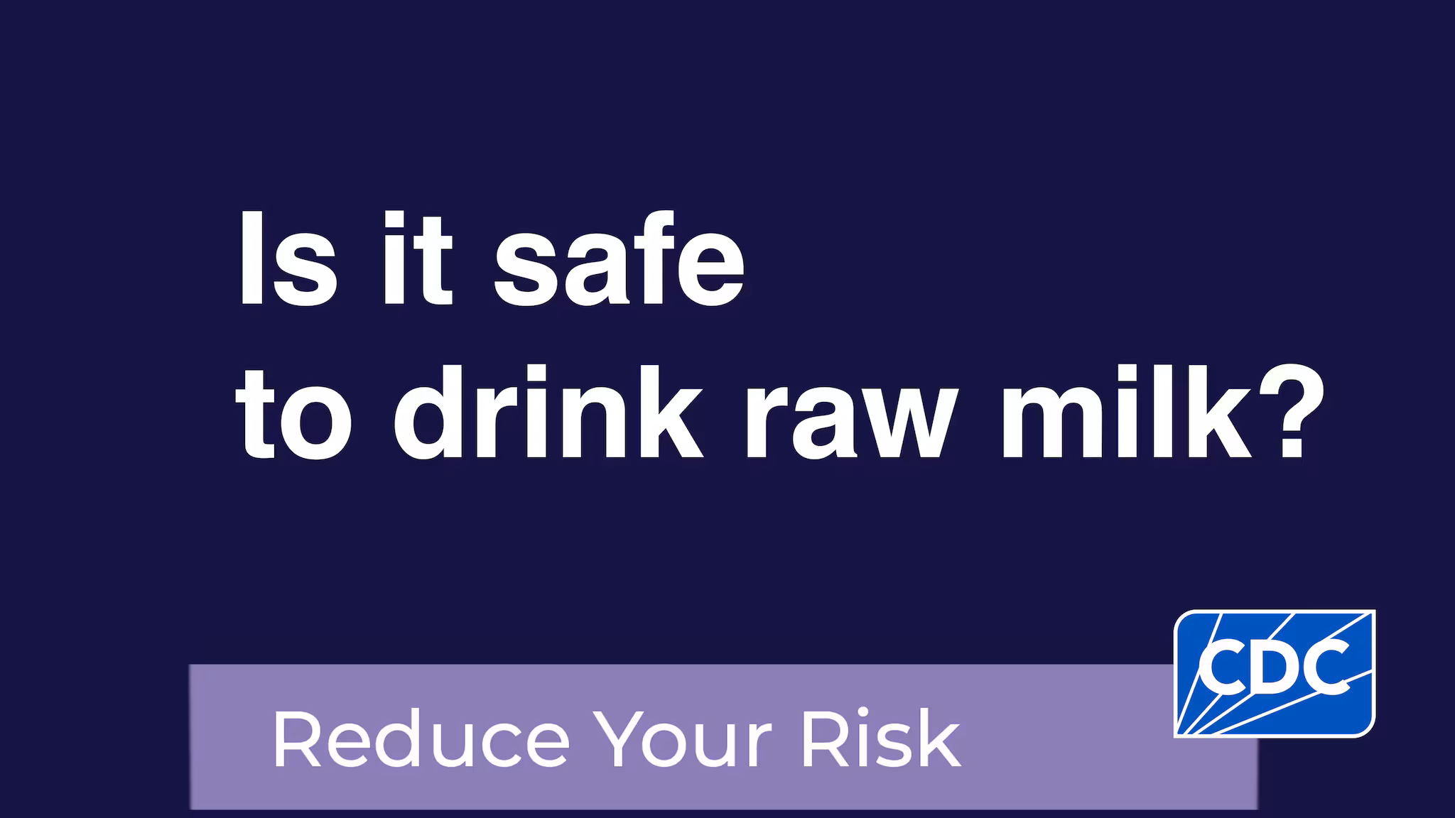 Is it safe to drink raw milk? Is it safe to drink raw milk?