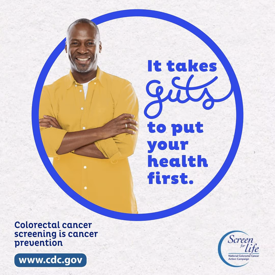 It takes guts to talk to put your health first. Colorectal cancer screening is cancer prevention.