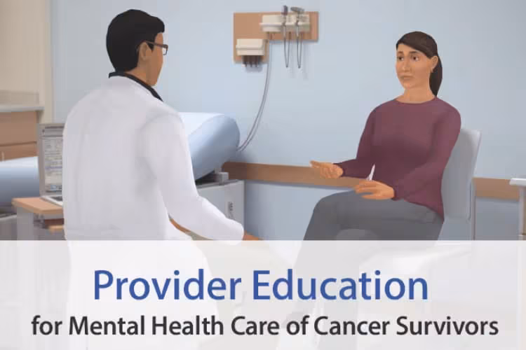 A doctor talking to a patient