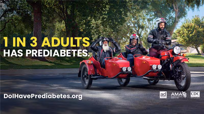 — title missing — 1 in 3 adults has prediabetes.