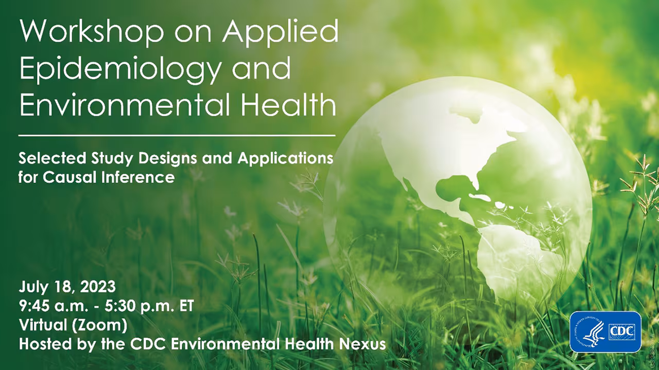 July 18, 2023 — 2nd Annual Workshop on Applied Epidemiology and Environmental Health