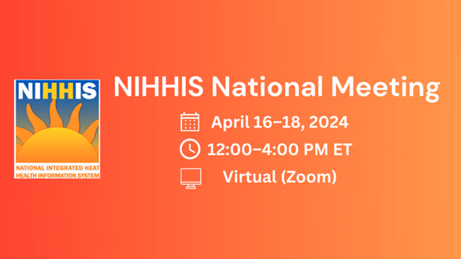 3rd Annual NIHHIS National Meeting  April 16-18, 2024