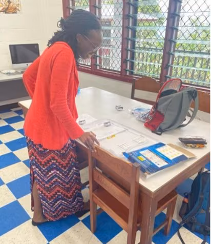 Examining test results for previous dengue infection