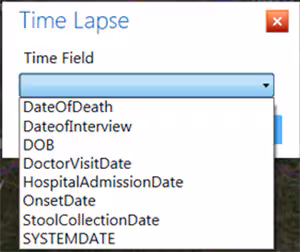 Time Lapse field selection