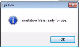 Translation file ready dialog