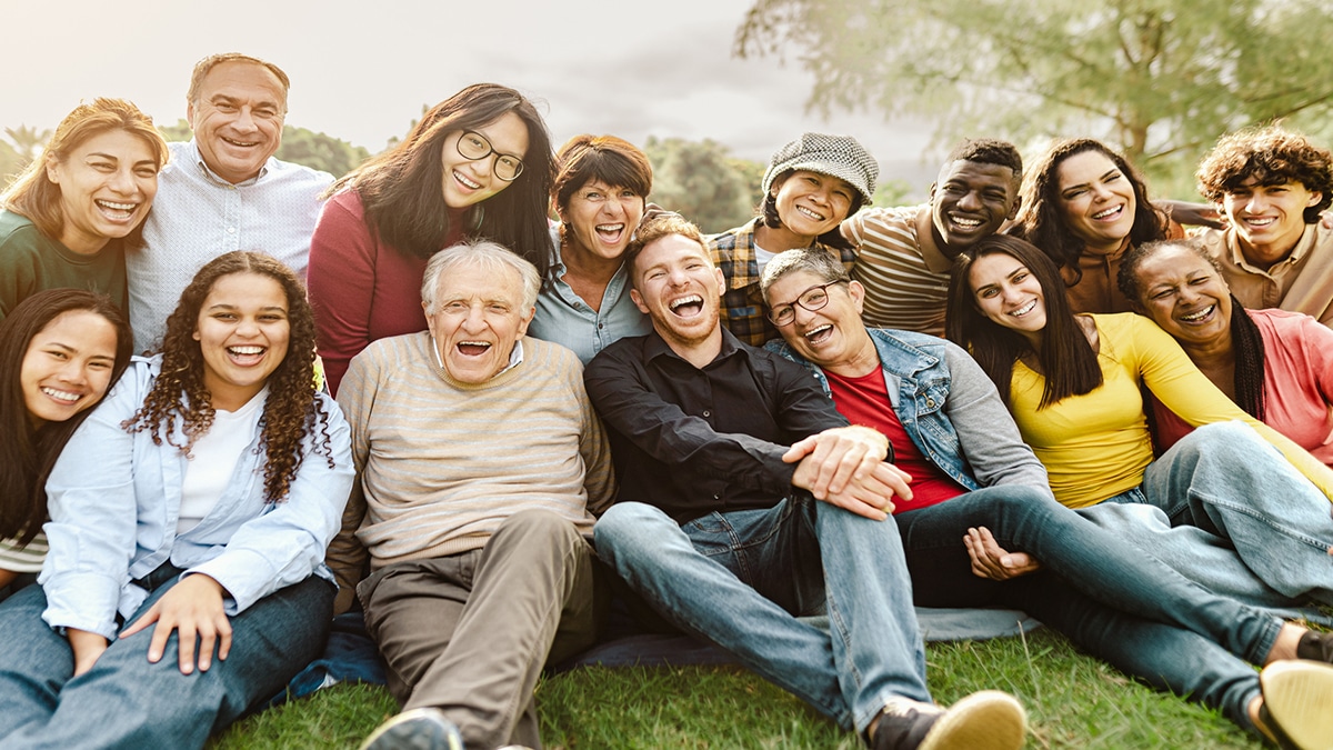 Family Health History for Adults A multigenerational family composed of adults