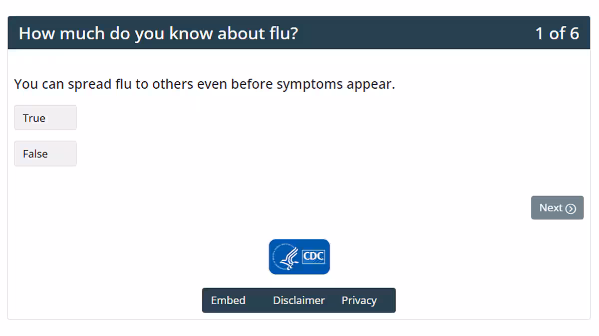 Flu Quiz Flu Quiz
