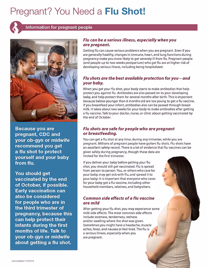 Pregnant? You Need a Flu Shot