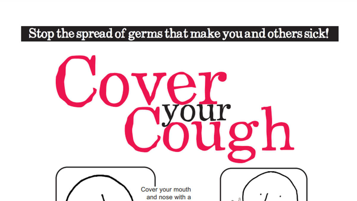 Cover Your Cough Community Flyer (English)