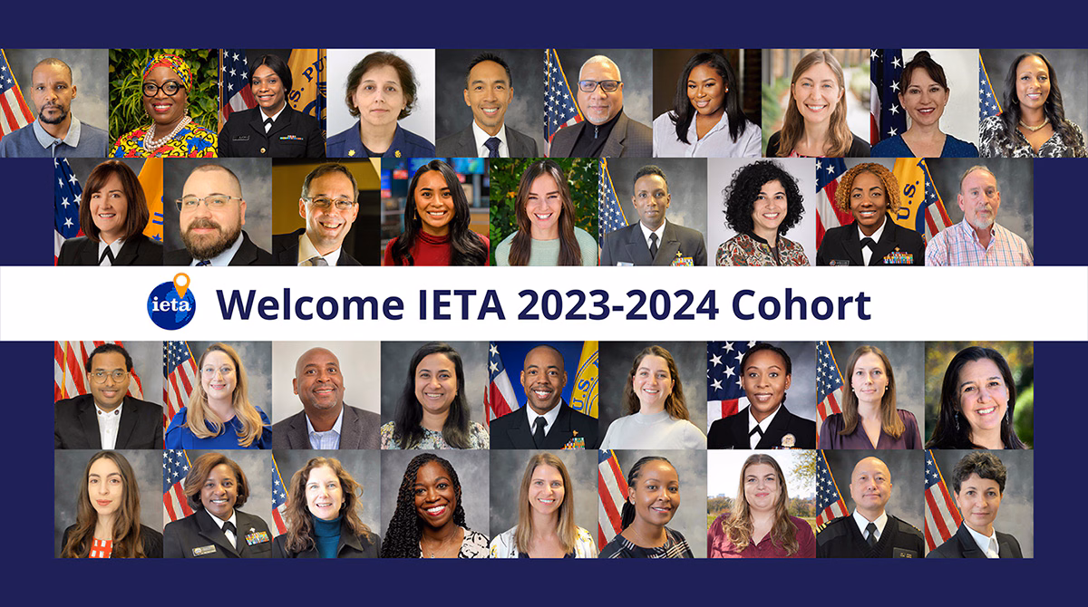 Collage of individuals participating in the 2023-2024 IETA program
