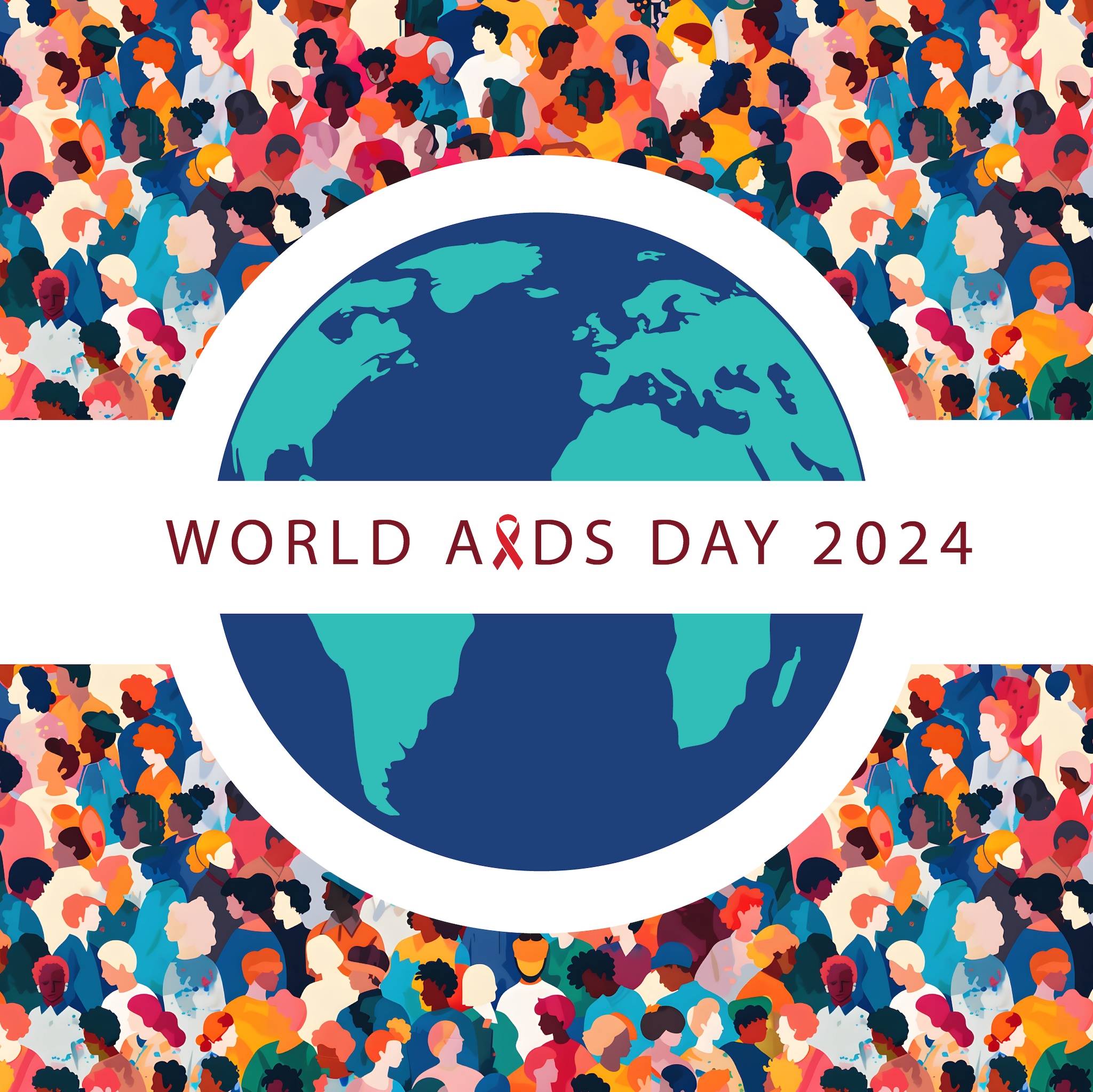 WAD2024 - Generic SM Card World AIDS Day 2024 graphic