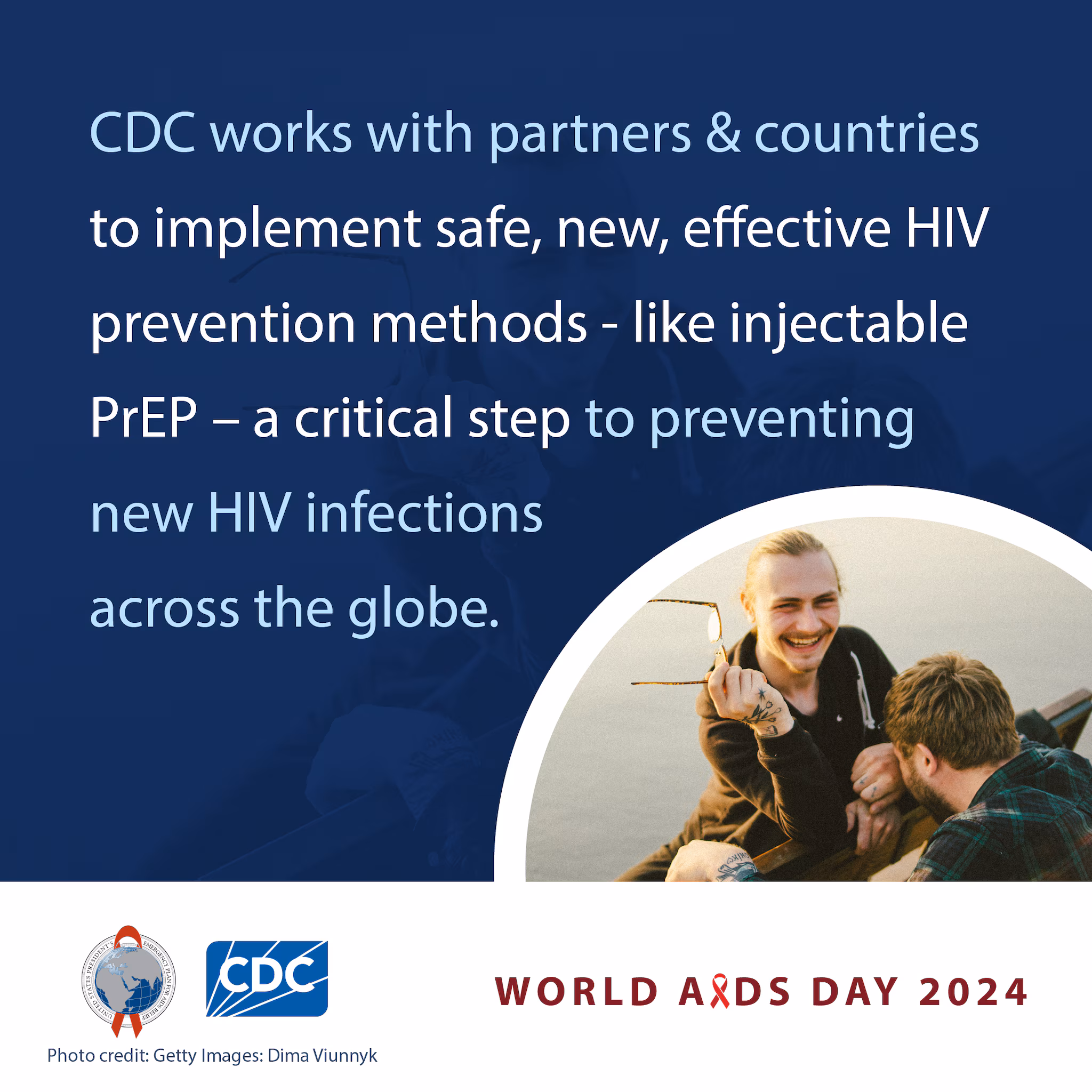 WAD2024 - Ukraine SM Card World AIDS Day 2024 graphic