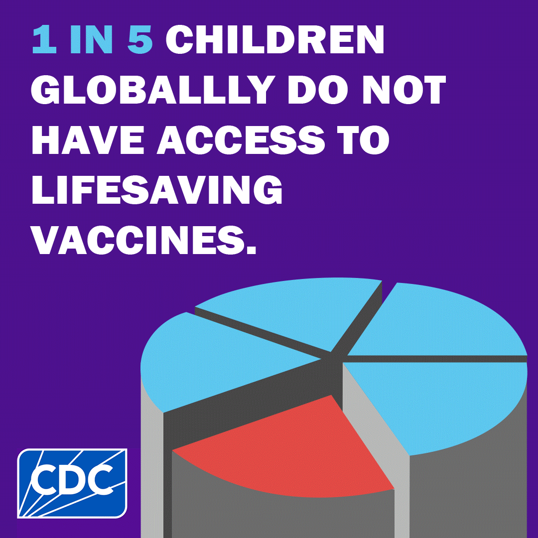 Fast facts animated 1 in 5 children globally do not have access to lifesaving vaccines.