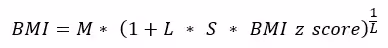 data-file-formula13 BMI equals sex and age-specific median BMI times the quantity 1 plus the product of the sex- and age-specific Box-Cox power
