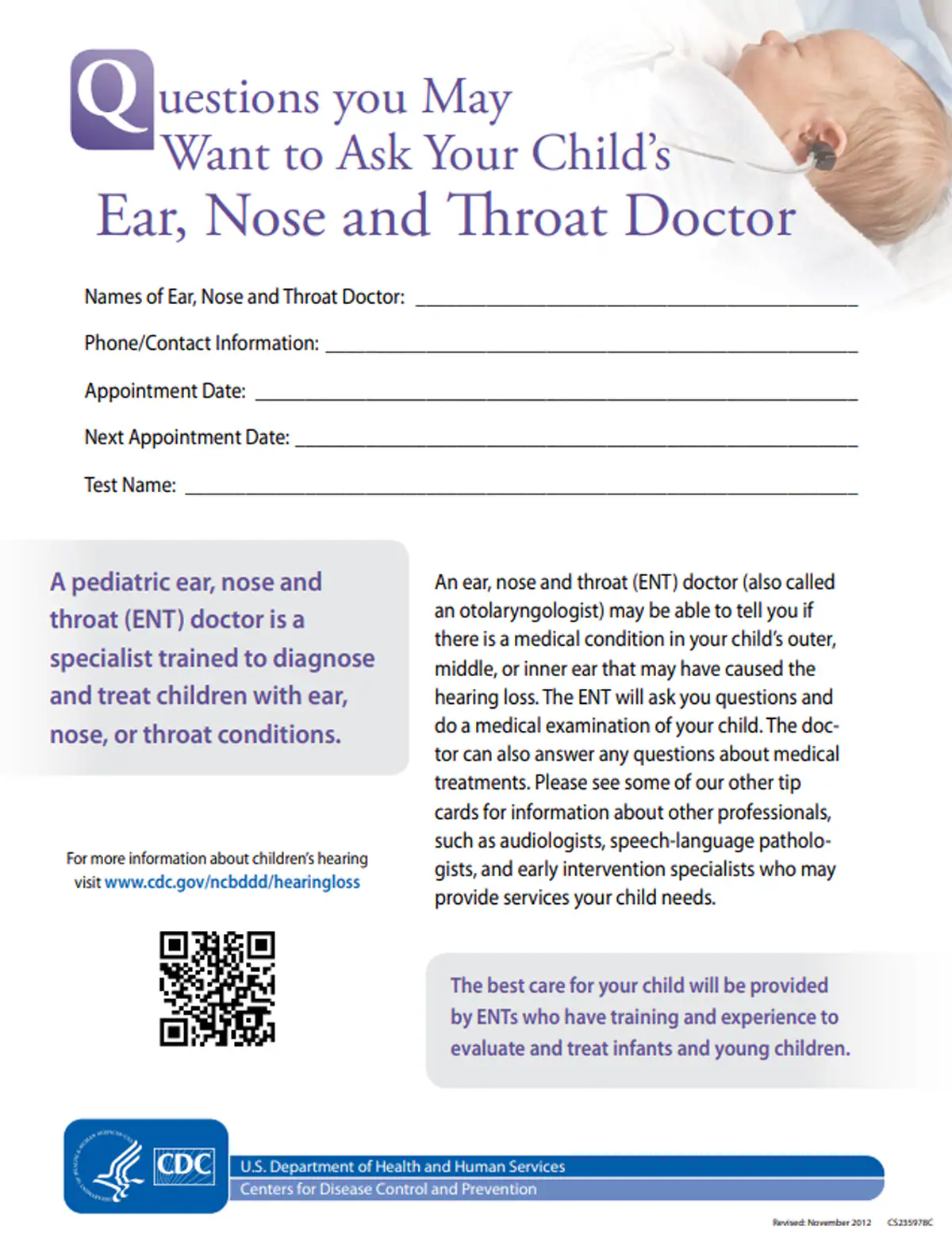 PDF preview - Questions you may want to ask ear nose and throat PDF preview - Questions you may want to ask ear nose and throat