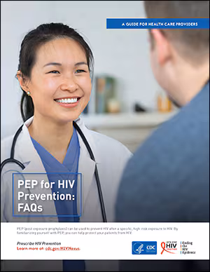pep for hiv prevention: faqs (brochure thumbnail)