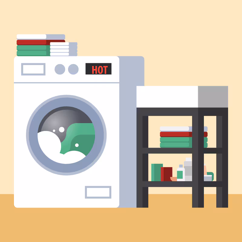 Washing machine and laundry items