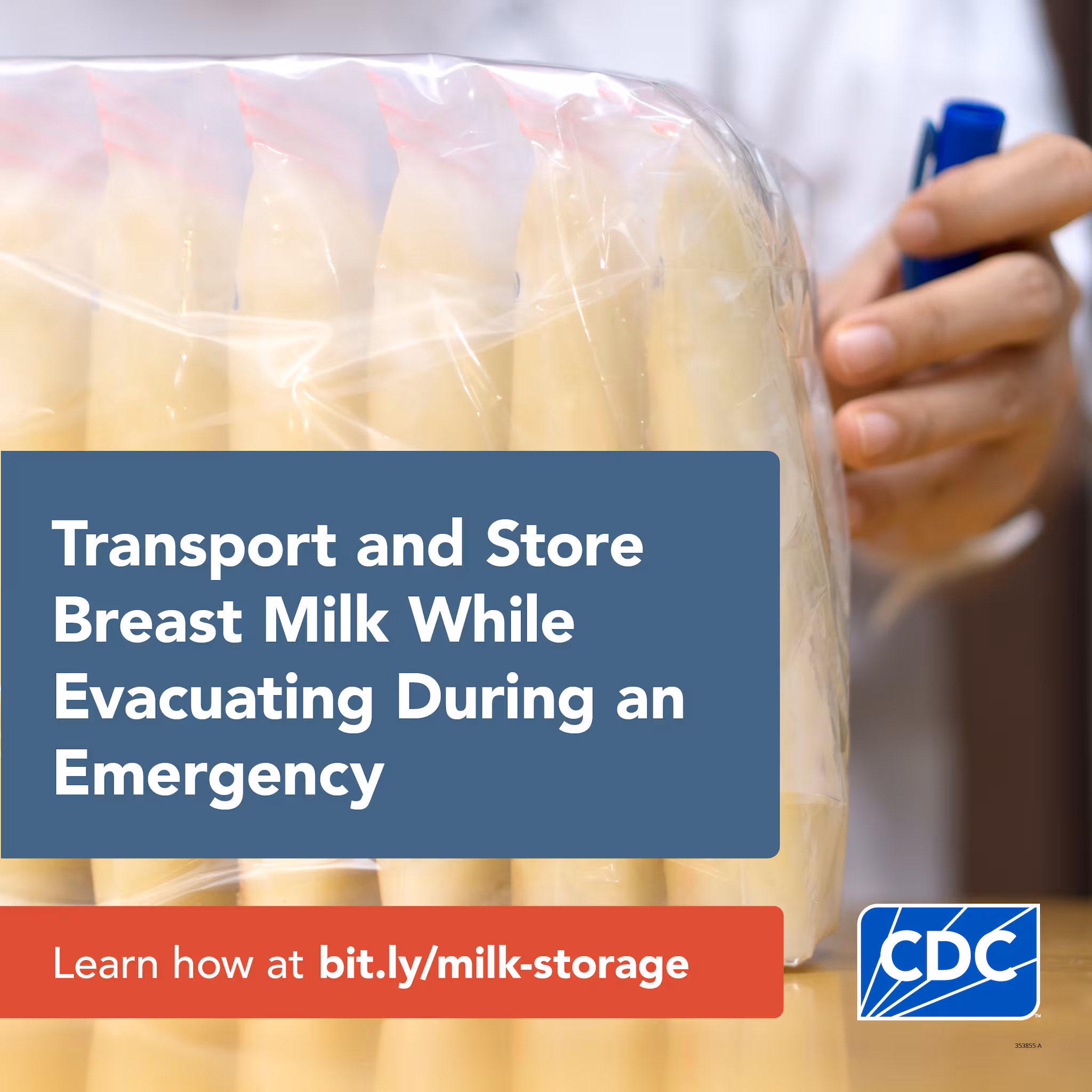 Transport and storage breast milk while evacuating during an emergency. Learn how at bit.ly.com/store_milk