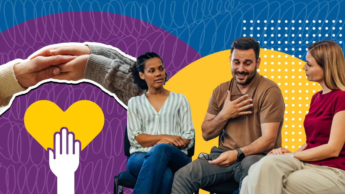 Prevention Resources Stock photo of people in a support group