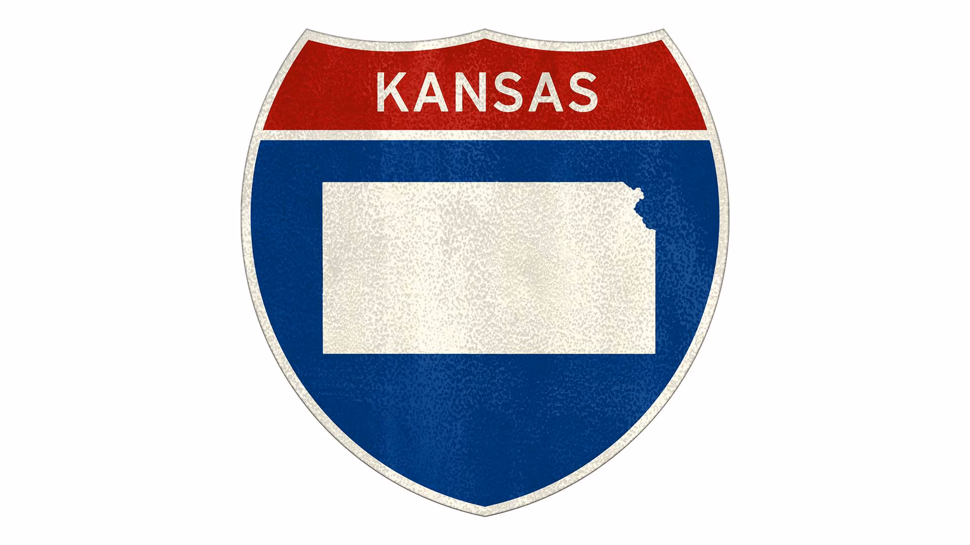 Kansas Kansas state roadside sign