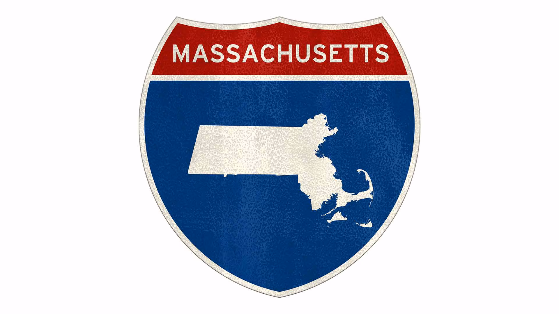 Massachusetts state roadside sign