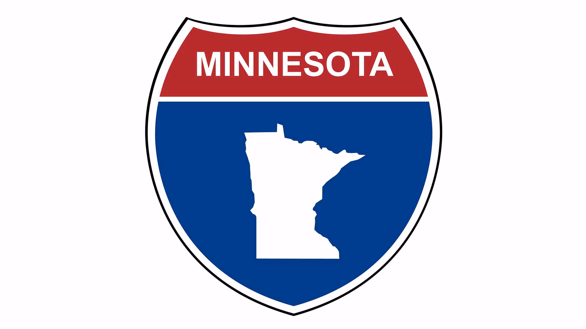 Minnesota Minnesota state roadside sign