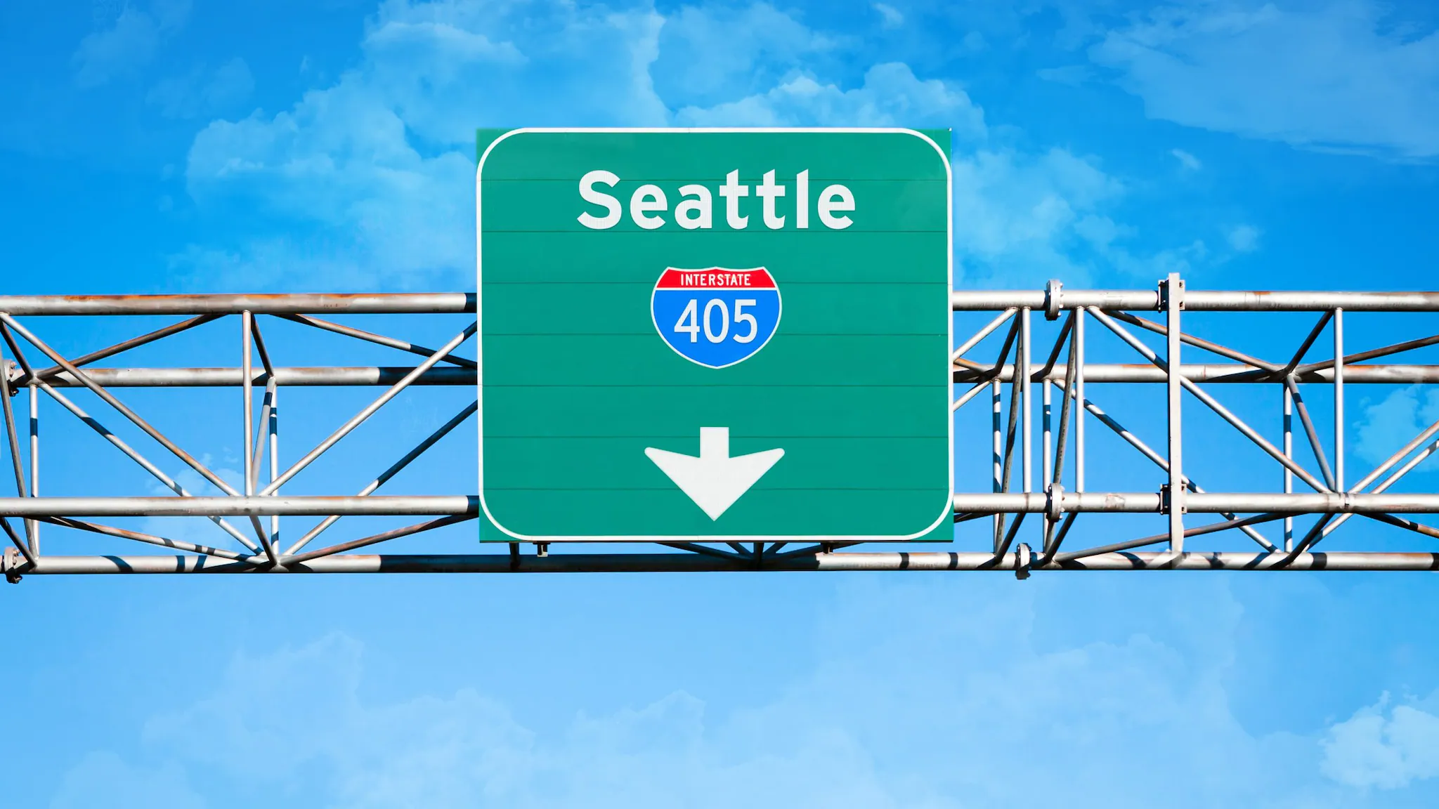 Seattle Seattle highway sign