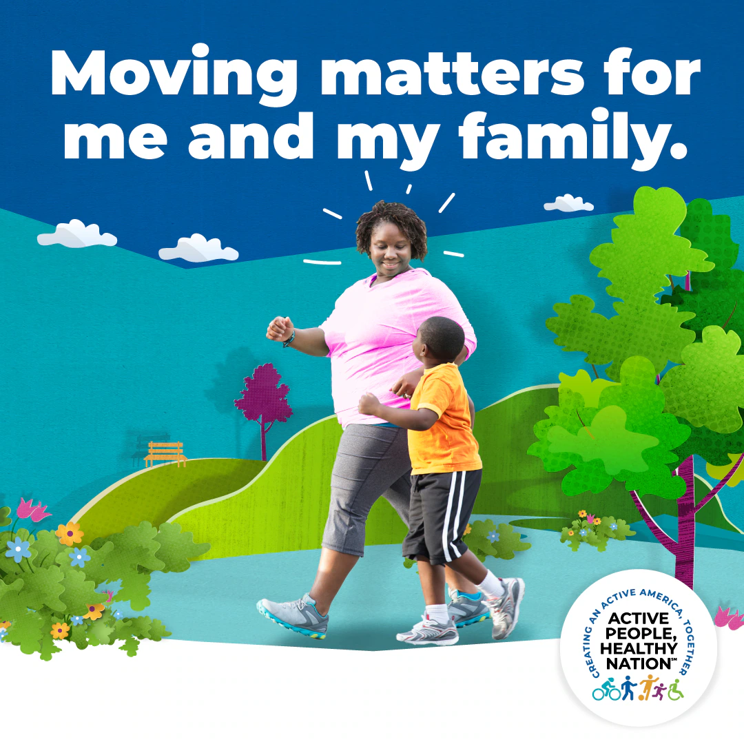 Mother walking with son