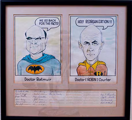 Superhero themed poster.