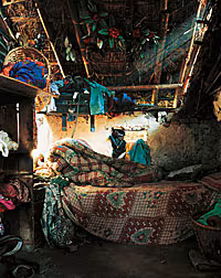 nepal-child-bed.jpg Photograph of where a Nepalese child sleeps
