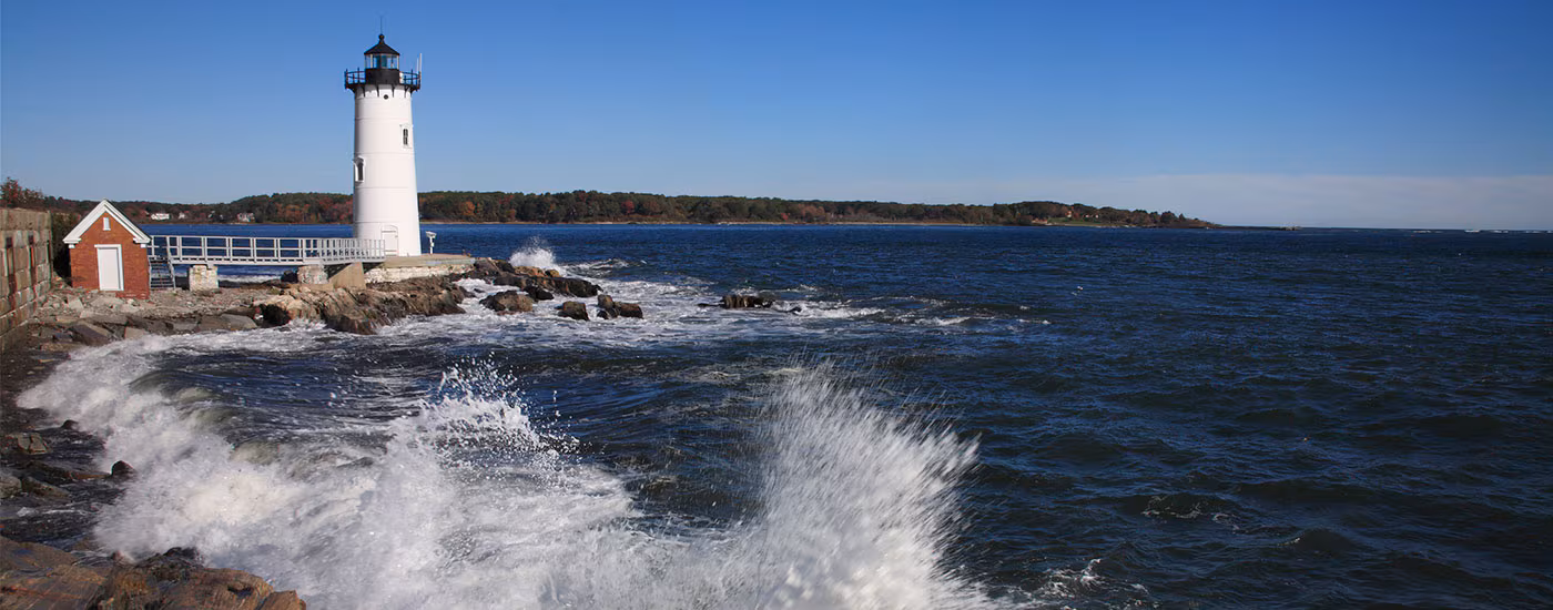 Skyline of a city in New Hampshire