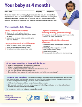 Your baby at 4 months Your baby at 4 months