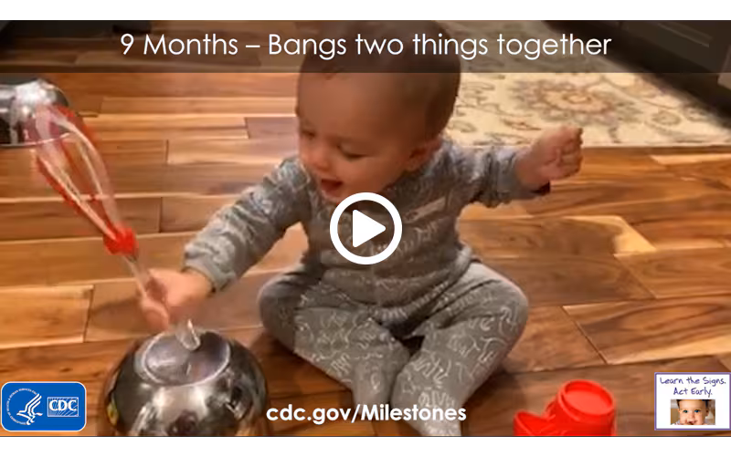 Bangs two things together