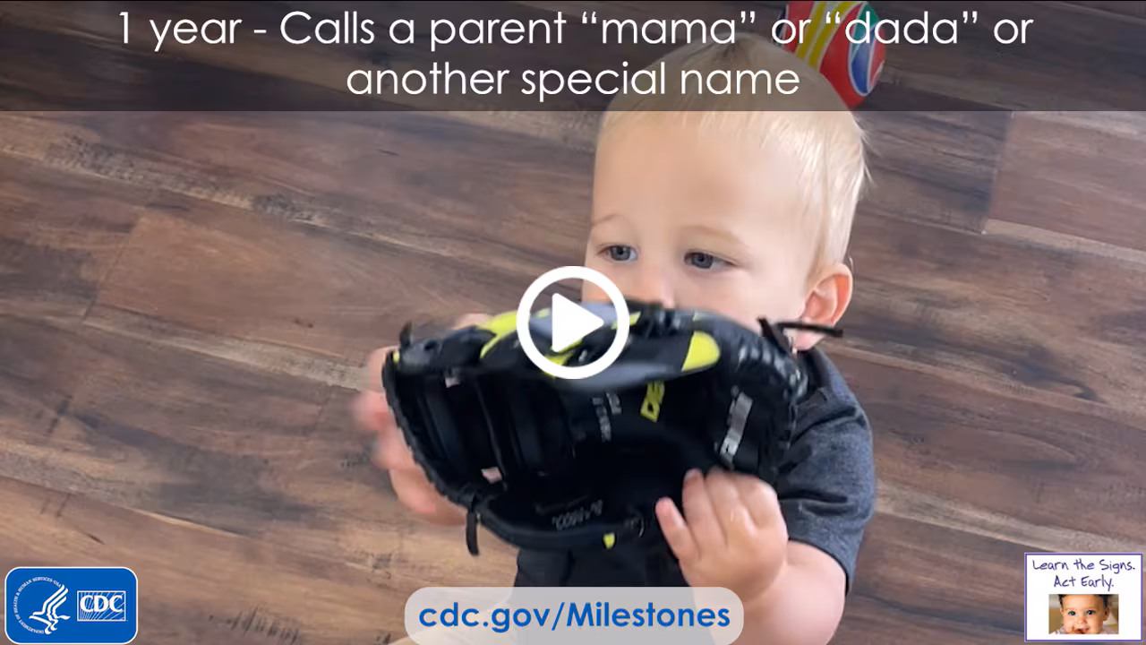 Makes a lot of different sounds like “mamamama” and “dadadada”