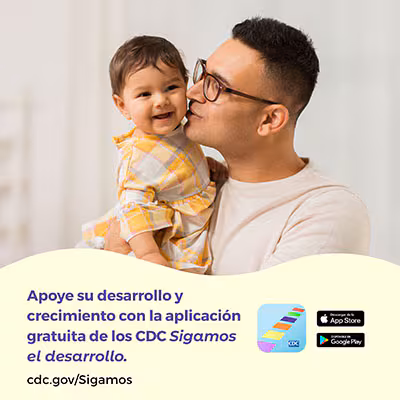 Download CDC’s free Milestone Tracker App