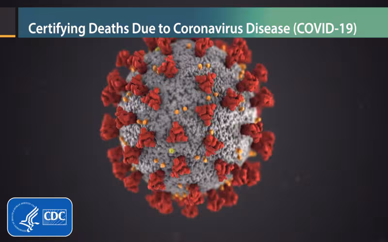 Video thumbnail, Certifying Deaths Due to Coronavirus Disease (COVID-19)