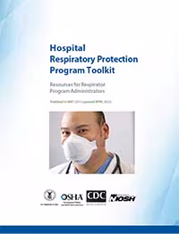 Cover page for publication 2015-117, Hospital Respiratory Protection Program Toolkit Cover page for publication 2015-117, Hospital Respiratory Protection Program Toolkit
