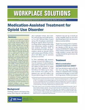 2019-133 Medication-Assisted Treatment for Opioid Use Disorder - document number 2019-133