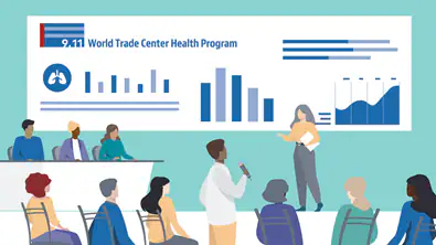 wtchpthumbnail An audience member asks a question during a research presentation