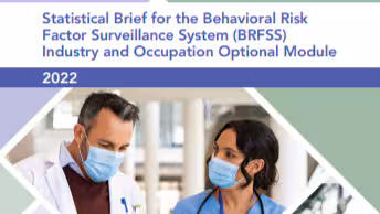 brfss stat brief cover page of the Statistical Brief for the BRFSS industry and occupation optional module.