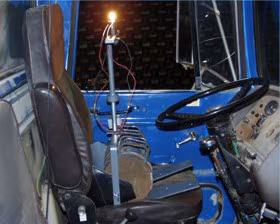 Light support test setup.