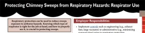 Protecting Chimney Sweeps from Respiratory Hazards: Respirator Use Protecting Chimney Sweeps from Respiratory Hazards: Respirator Use