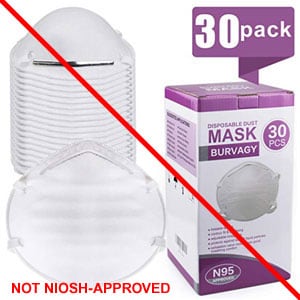 burvagy-purple Burvagy respirator mask - Not NIOSH-Approved