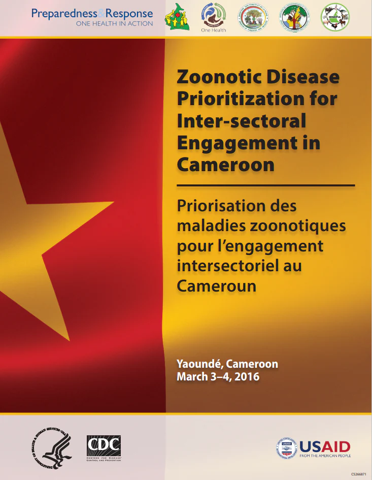 Small image of first page of Preparedness & Response: Zoonotic Disease Prioritization for Inter-sectoral Engagement in Cameroon-French.