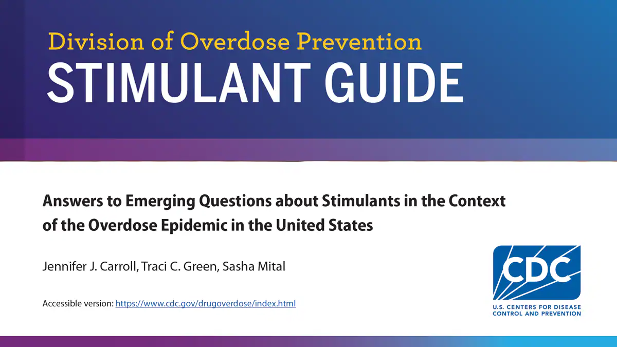 Stimulant Guide Cover Page image of the cover of the stimulant guide