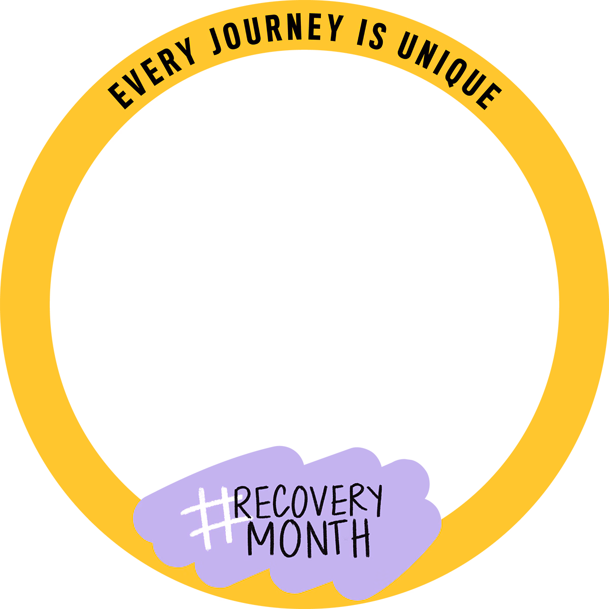 Every journey is unique #recoverymonth