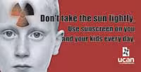 Kids and Skin Cancer billboard