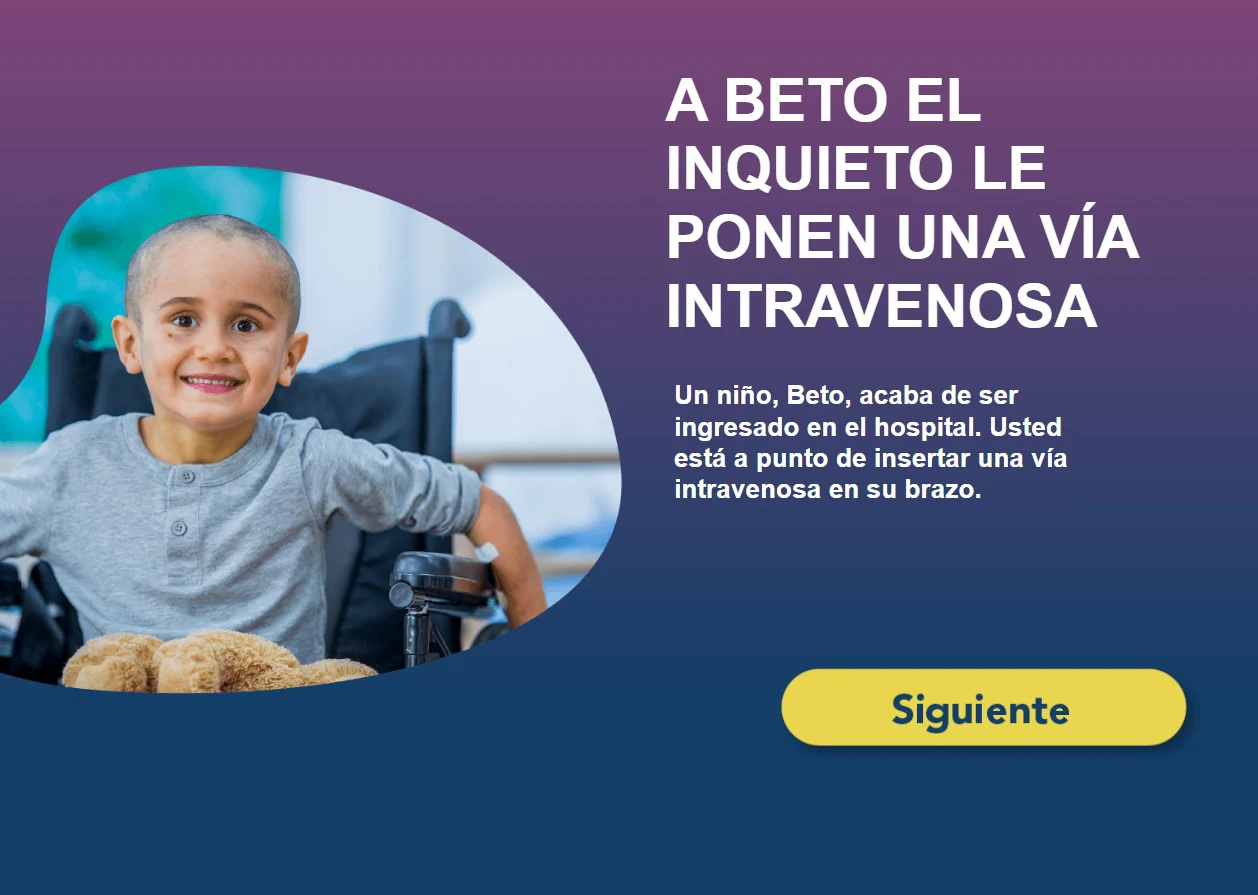 A Beto el inquieto le ponen una vía intravenosa A Beto el inquieto le ponen una vía intravenosa